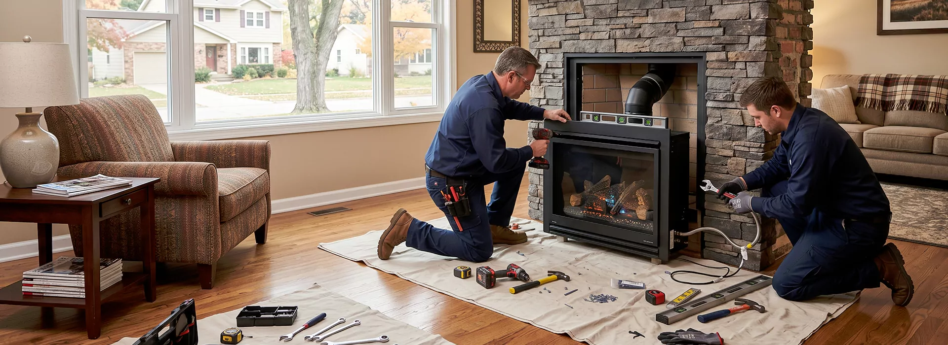New Fireplace Installation in Middletown