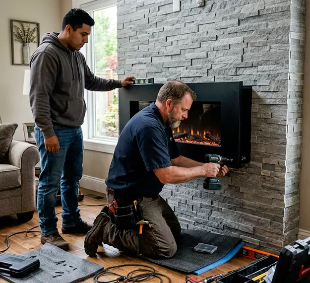 Certified Floating Fireplace Installation Company: Your Local Floating Mantel Installer in Middletown, NJ