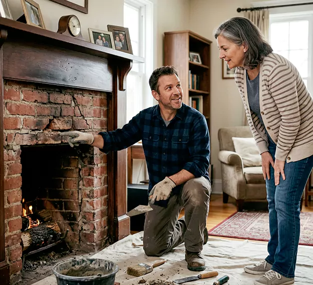 Why Middletown Homeowners Choose Our Brick Fireplace Repair Team?