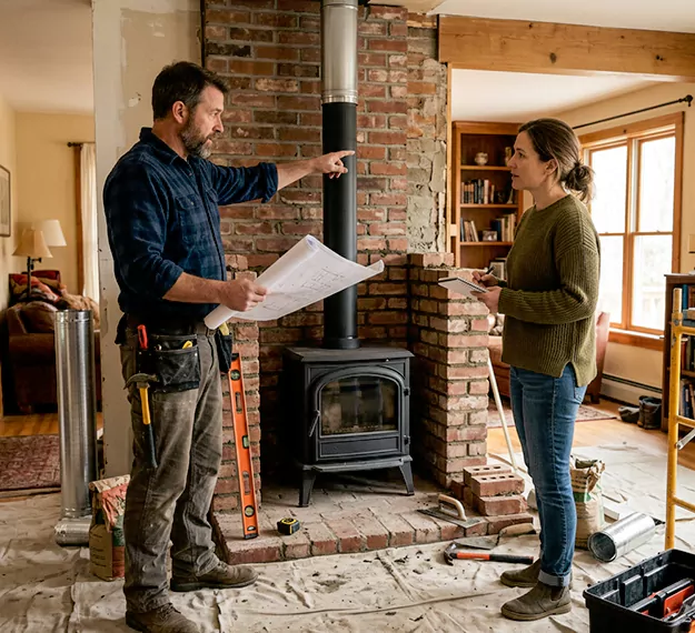 Why Middletown Homeowners Choose Our Wood Fireplace Installation Team?