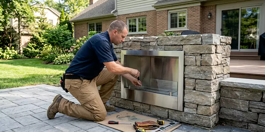 Outdoor Ethanol Fireplace Installation Middletown