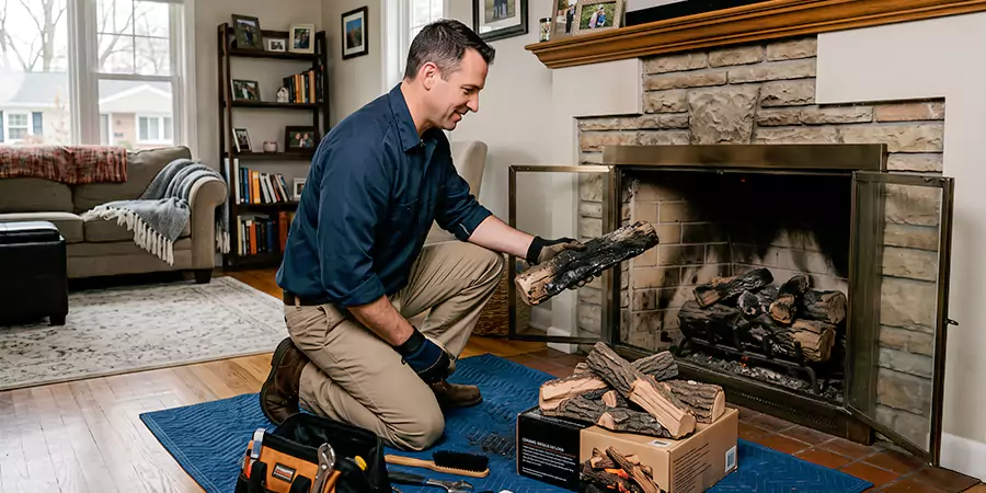 Replacing Gas Fireplace Logs Middletown