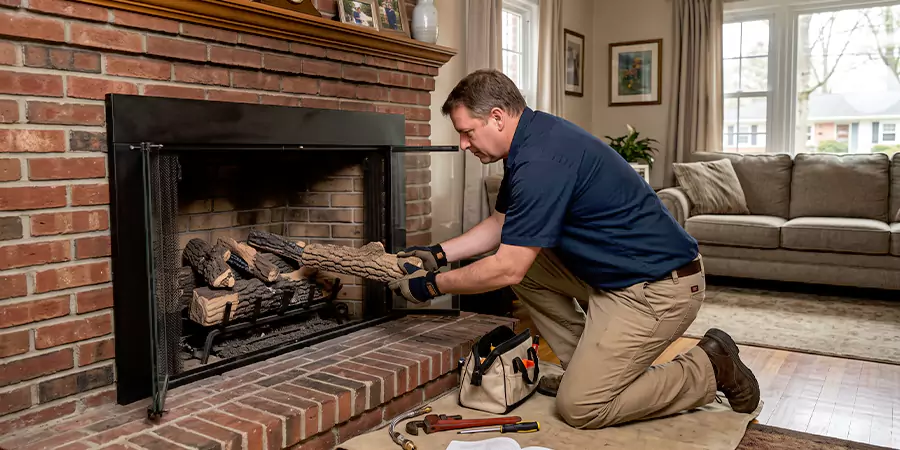 Propane Fireplace Logs Installation Middletown
