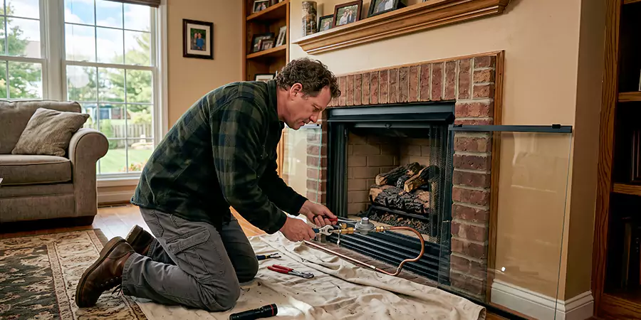 Propane Fireplace Regulator and Gas Line Repair Middletown